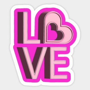 LOVE HEART Sticker